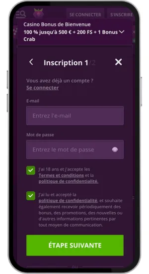 Créer un compte