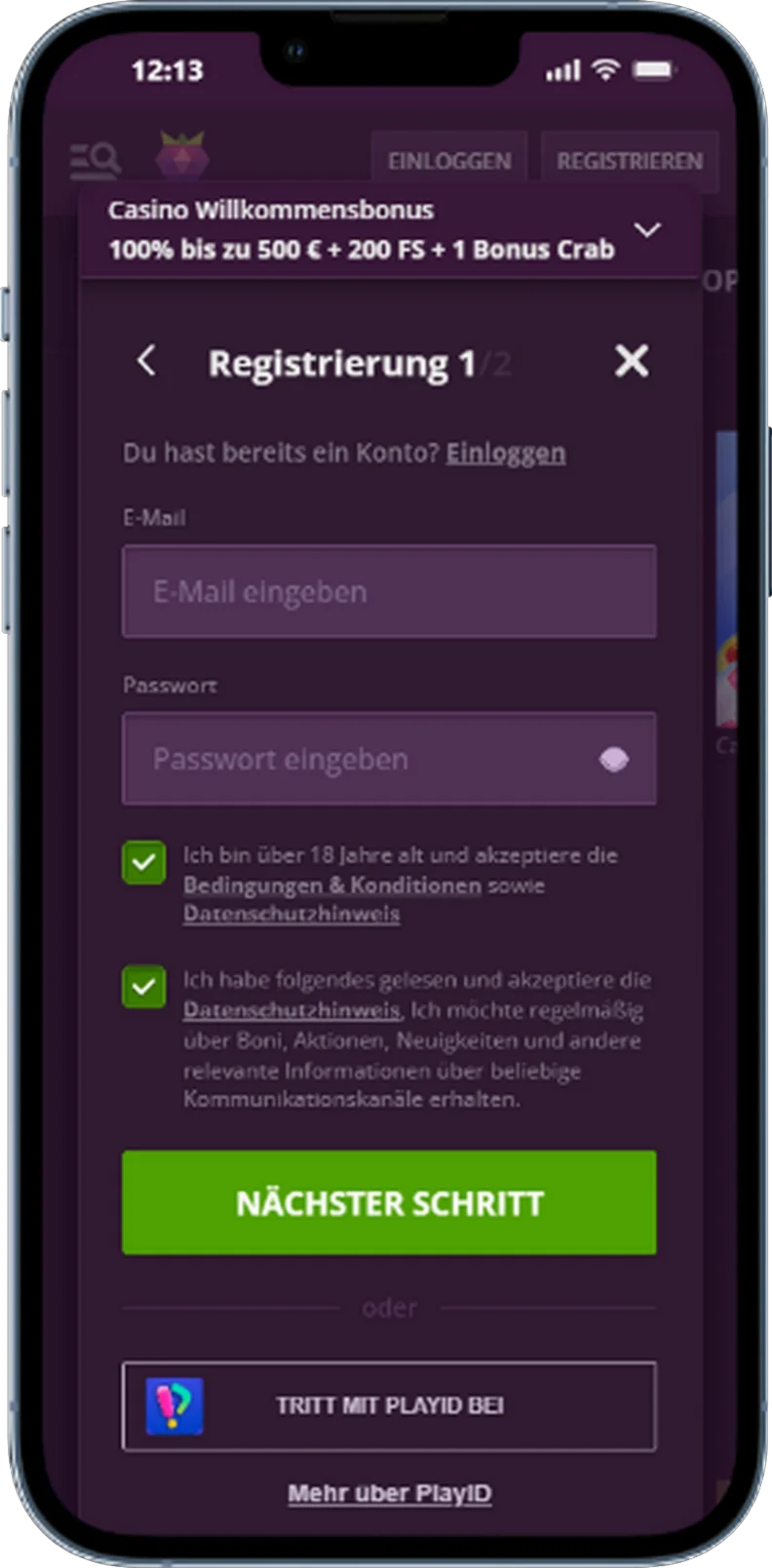 Malina casino erstellen