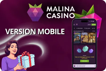 Malina Casino mobile
