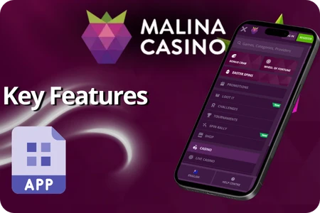 Malinocasino key features